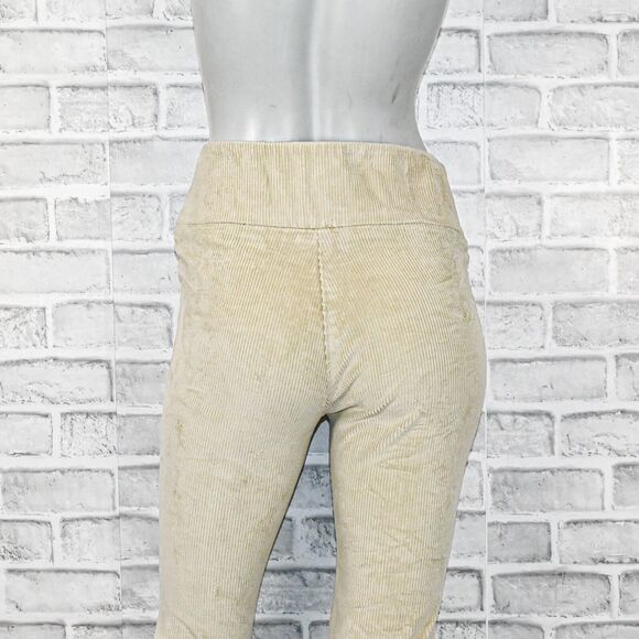 SPRWMN Los Angeles Women's Ankle Flare Corduroy Pants in Beige size Small $275 - Picture 11 of 13